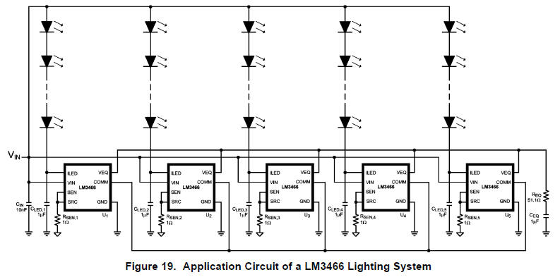 String LED circuit diagram Constant Current Power Supply